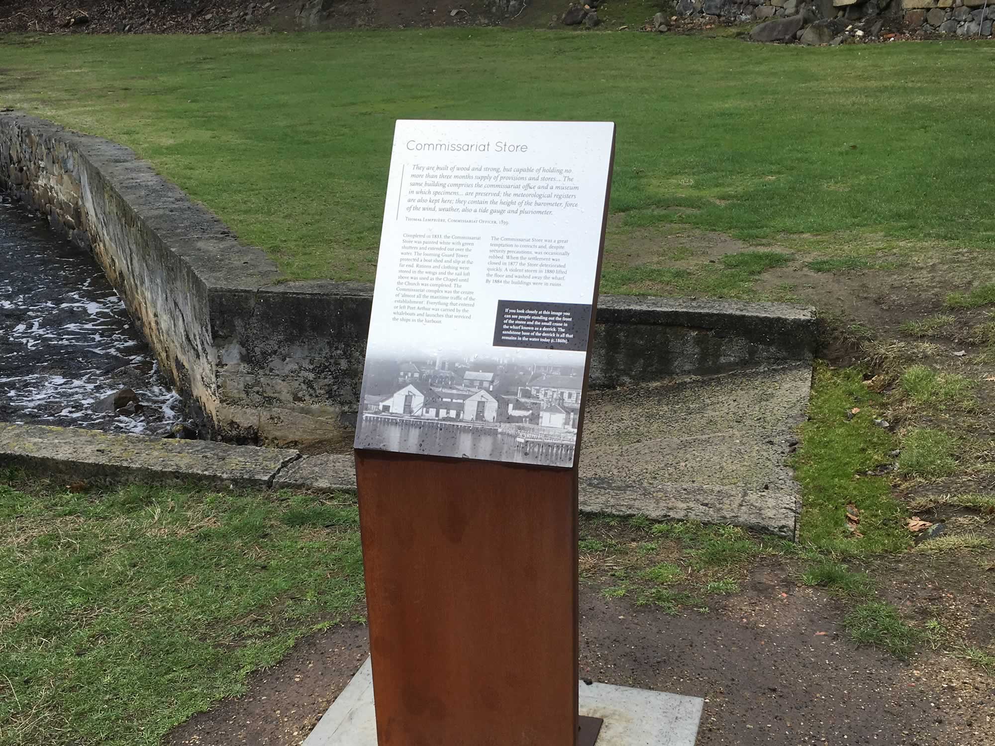 Whole of site signage, Port Arthur Historic Site